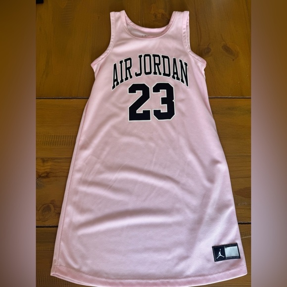 Jordan Other - Jordan Air Girls Jersey Dress Pink Size 6-7 YRS